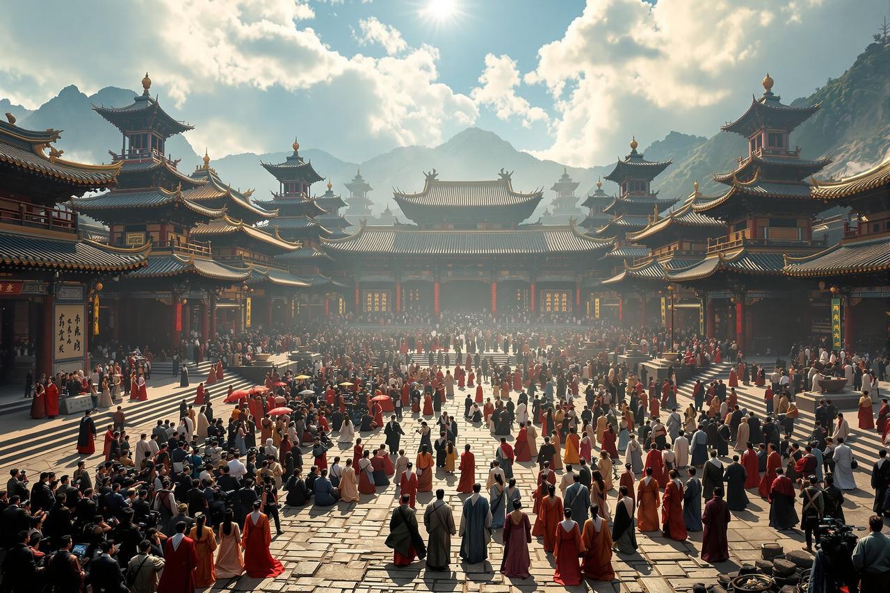 知名导演新作片场照曝光,豪华演员阵容引发热议,投资规模创国产片新高